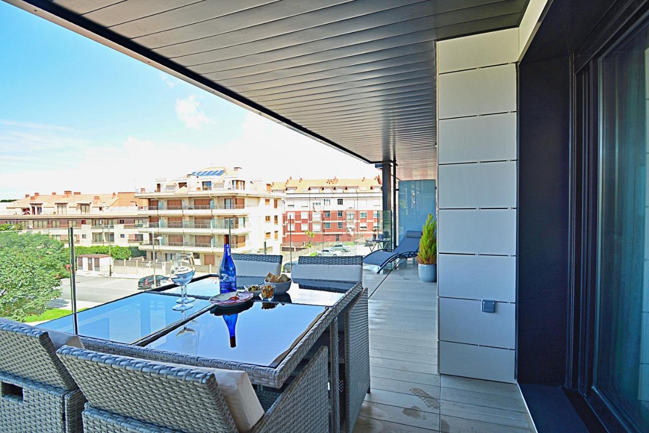 Galihost - Impresionante Apartamento Con Piscina En Sanxenxo Eksteriør billede